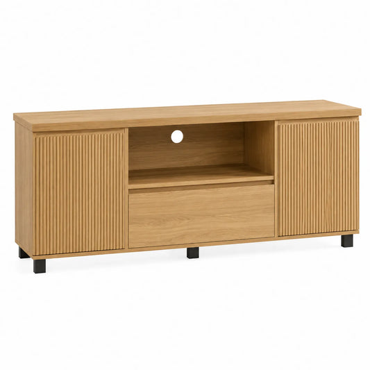 TV-Lowboard Eiche 2 Türen 1 Schublade 140x40x50cm